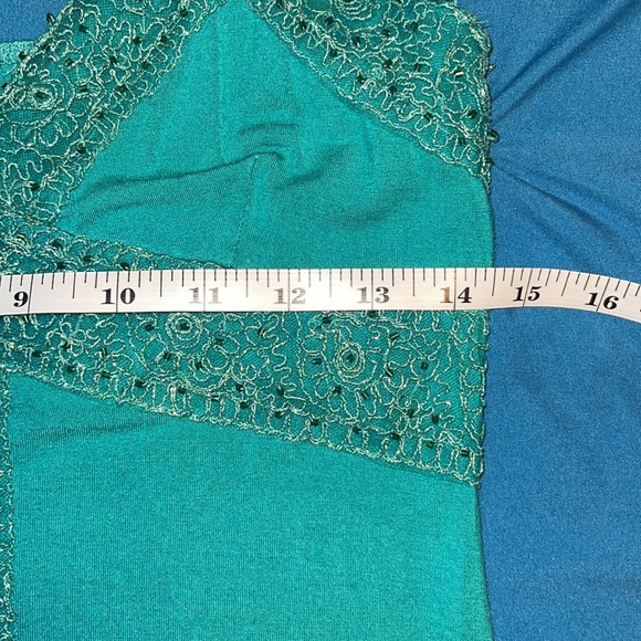 VTG Betsey Johnson Teal Dress - Picture 5 of 6